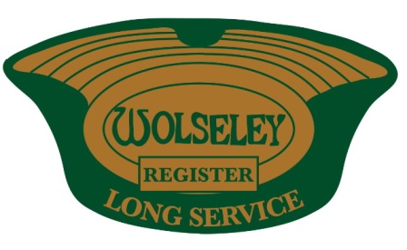 Wolseley Register Gold Long Service