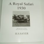REDUCED PRICE: A Royal Safari