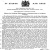 British Patent 191517944 dated 1915 - 'Means for Locking Differential or Balance Gear of a Motor Vehicle'