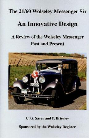 The 21/60 Wolseley Messenger Six - An Innovative Design - SPECIAL PRICE!