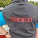 NEW LINE - RED EMBROIDERY OPTION FOR FLEECE OR SWEATSHIRT CLOTHING