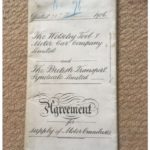 thumbnail of 1906 – Agreement between Wolseley and the British Transport Syndicate for the Supply of Omnibus