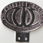 NEW: Wolseley Register Metal Car Badge - polished chrome
