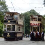 Trams at Beamish Museum